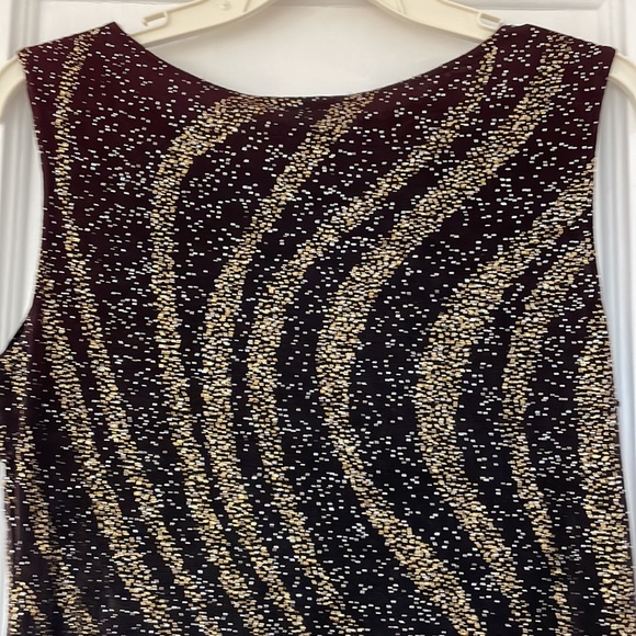 JBS sparkly shirt large black with gold and silver sparkles party shirt NYE - Picture 8 of 10